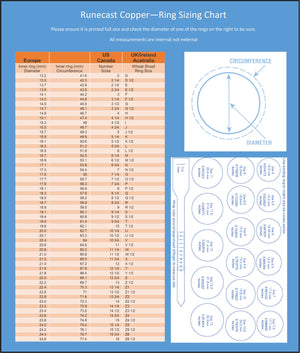 Free Ring Sizer - Ring Sizing Chart Download