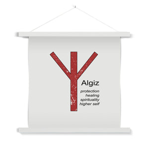 Algiz Fine Art Print with Hanger