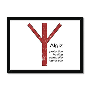 Algiz Framed Print