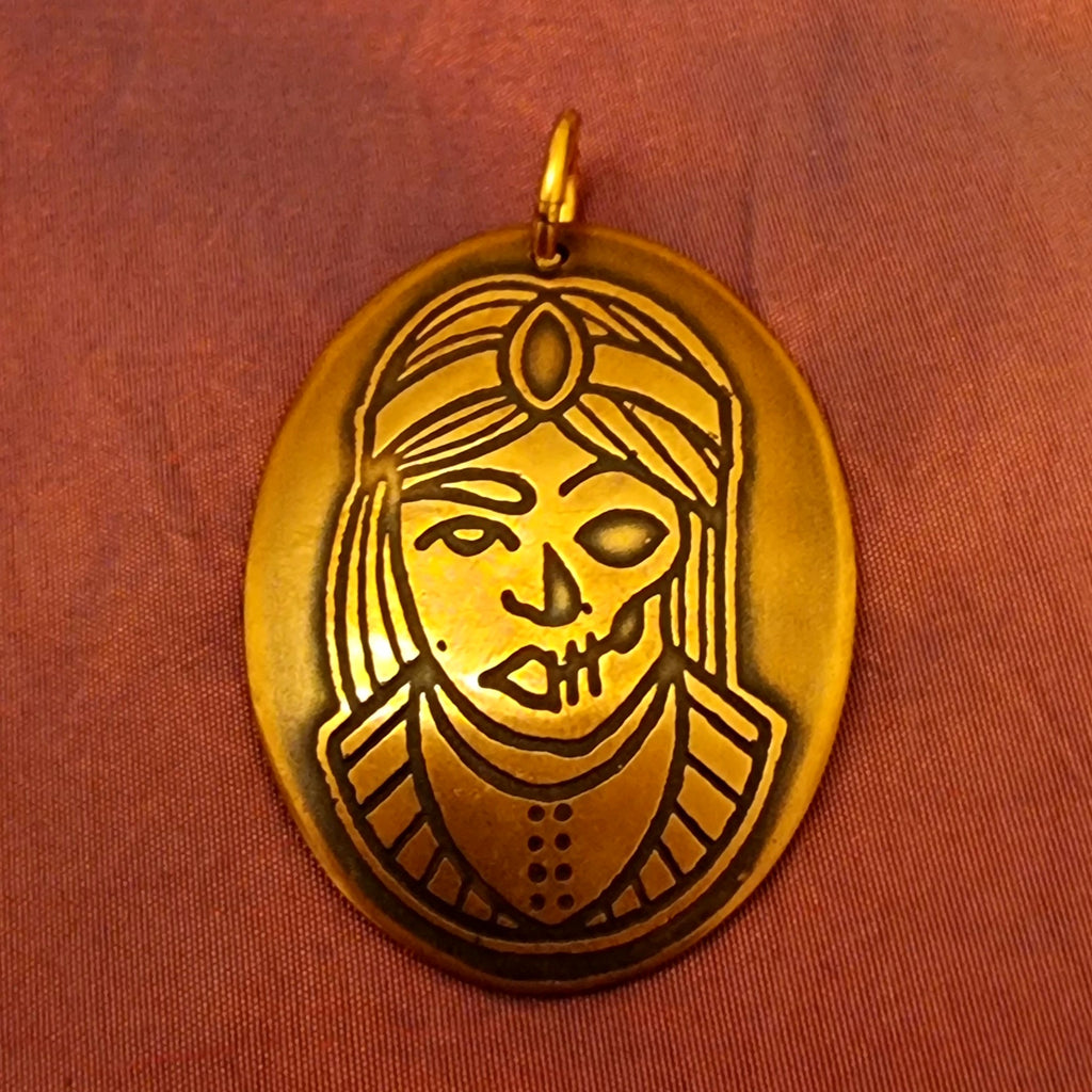 Hel, Norse Goddess of Death Pendant