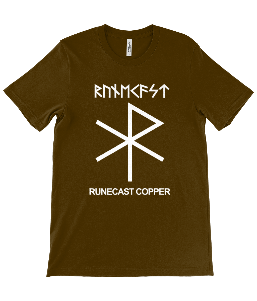Bella Canvas Unisex Crew Neck T-Shirt Runecast Copper