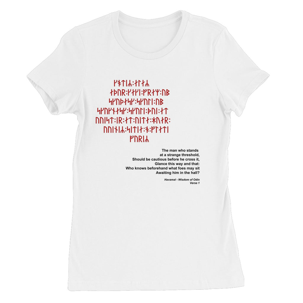 Havamal Verse 1 Women's Favourite T-Shirt