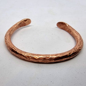 Viking Norse Arm Ring, Cuff, Bracelet, Elegant Hammered Armring in Bronze or Copper