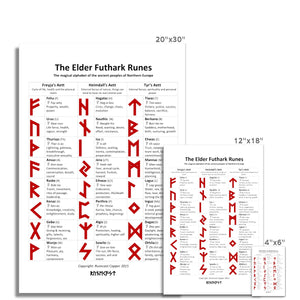 Rune Guide Hahnemühle German Etching Print
