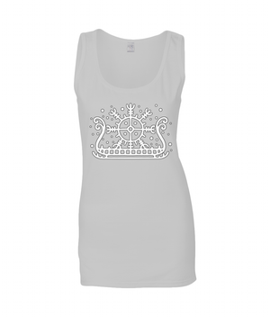 Viking Sunship Gildan Tank Top Ladies SoftStyle®