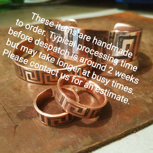 Greek Key Pattern Ring