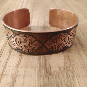 New Loki Cuff Bracelet in Copper - Norse Gods Cuff