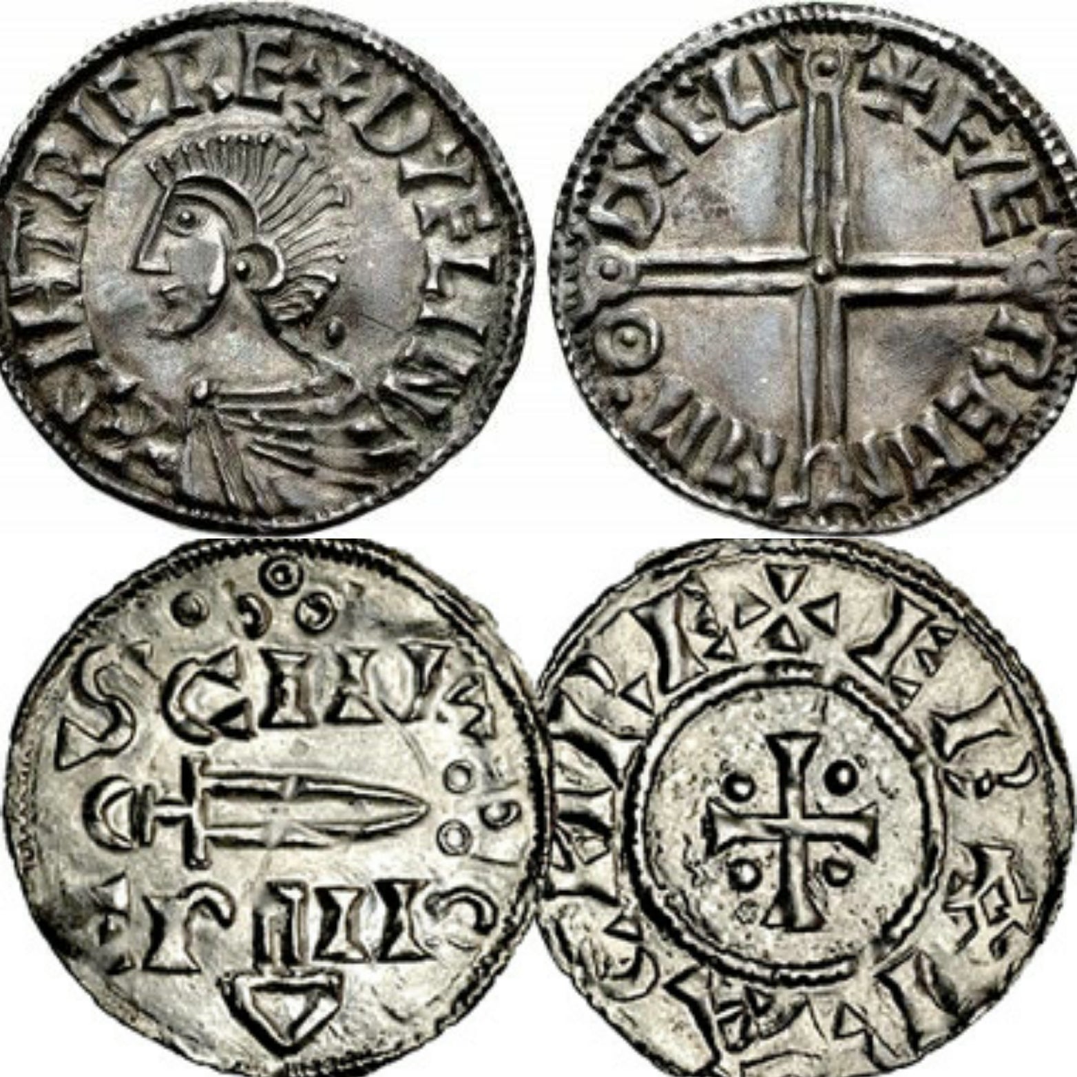 Viking Coin Replica in English Pewter