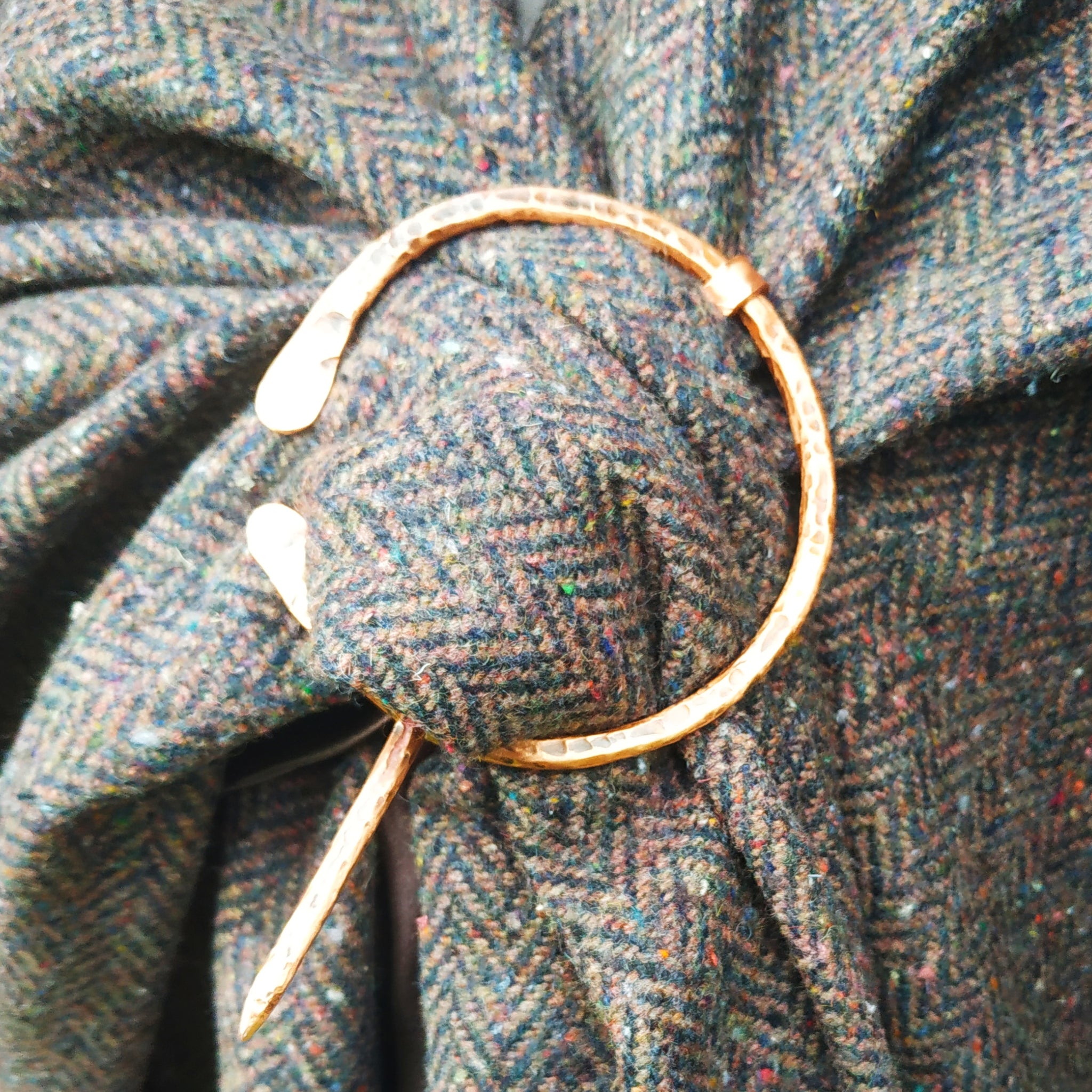 Penannular Brooch. Copper Cloak Pin, Celtic Penannular Pin. Viking Pin –  QuirkySue's
