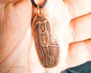 Primal Love Pendant in Heavy Copper