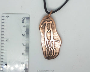 Primal Love Pendant in Heavy Copper