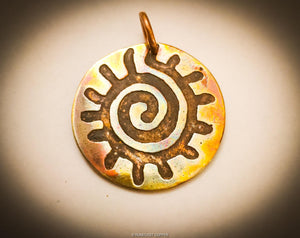 Sun Spiral Pendant