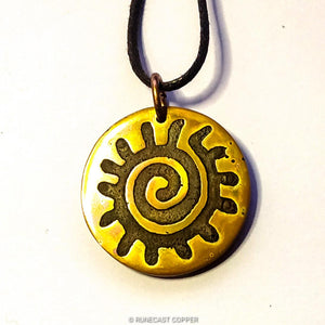 Sun Spiral Pendant