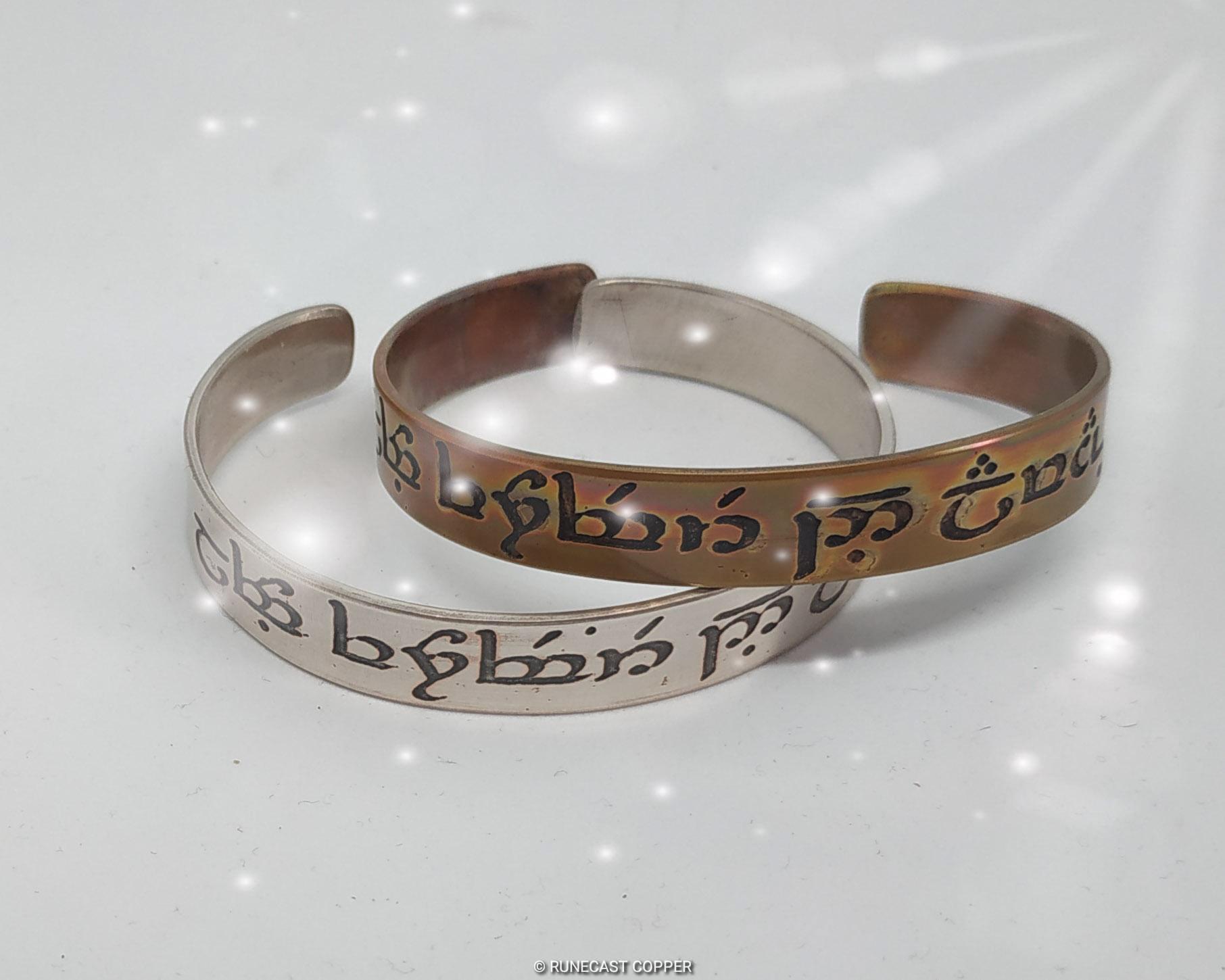 Elvish Love Forever and Always Cuff Bracelet