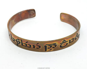 Elvish Love Forever and Always Cuff Bracelet