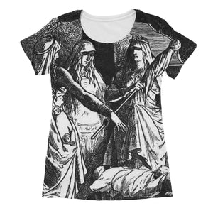 The Norns  by Johannes Gehrts (1889)  Women's Sublimation T-Shirt