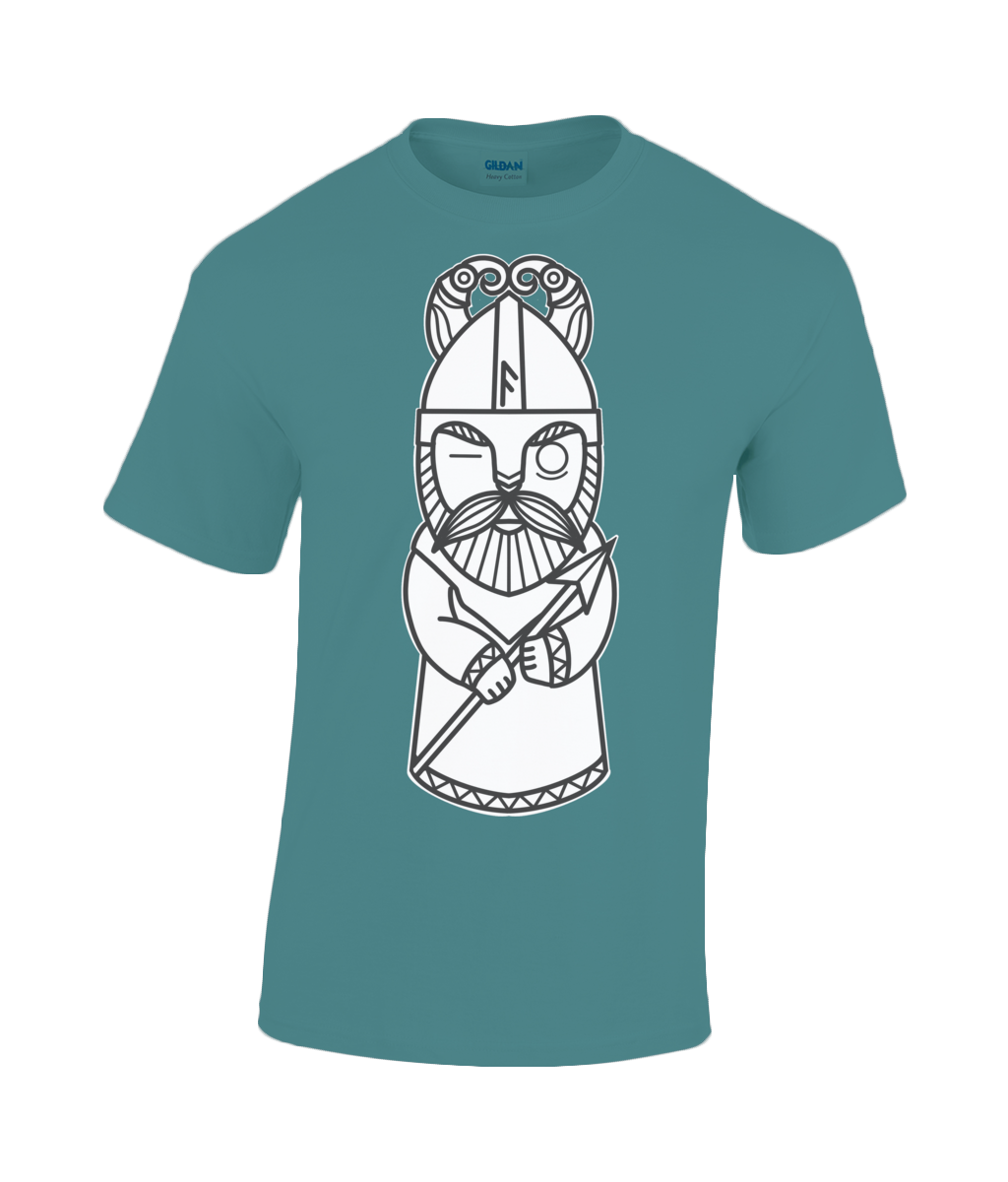 Viking T-Shirt Norse God Odin Gildan T-Shirt