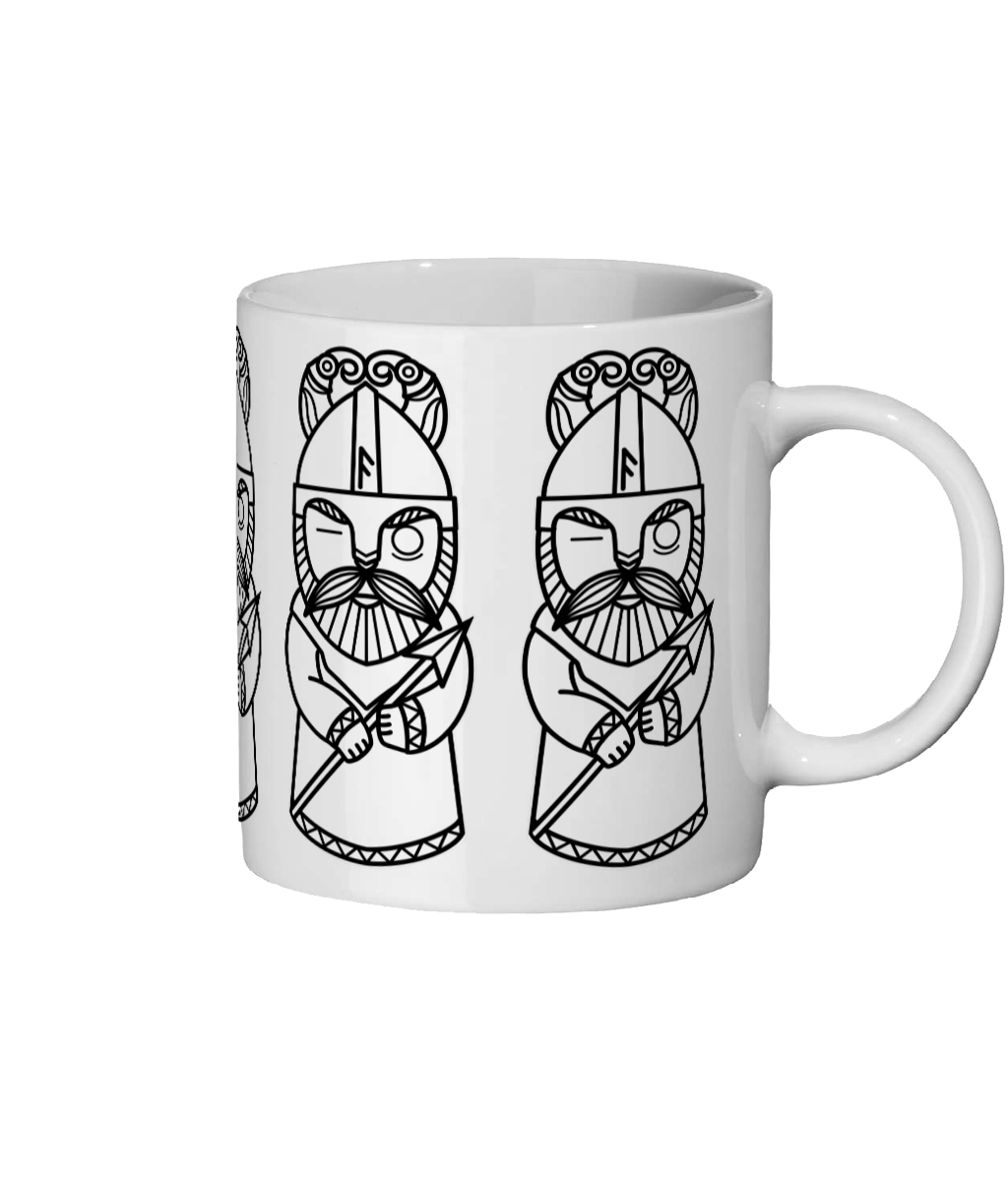 Viking Mug Norse God Odin Ceramic Mug 11oz