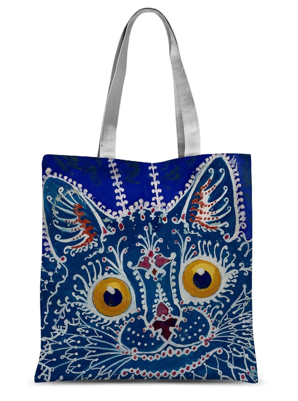 A Cat in The Gothic Style by Louis Wain Sublimation Tote Bag