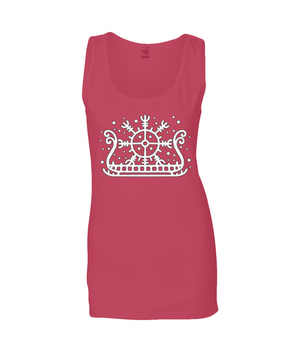 Viking Sunship Gildan Tank Top Ladies SoftStyle®