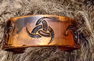 Odin Triple Horn Armband- Norse God of War and Death