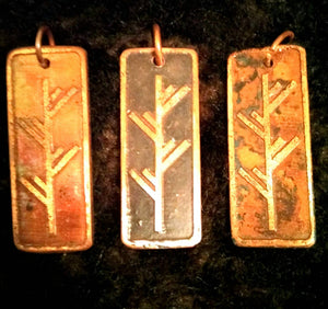 Fehu fire rune tree/bind rune